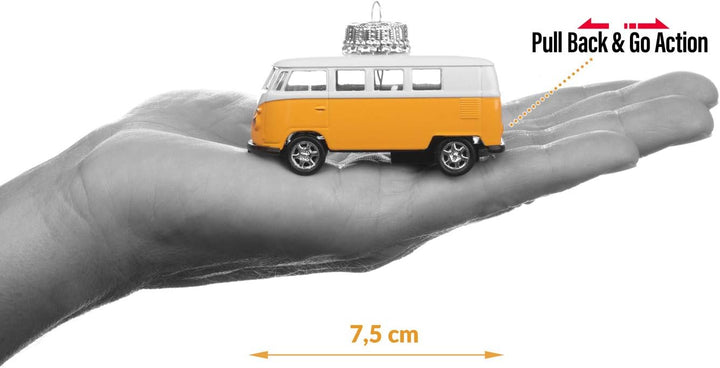 corpus delicti :: Christbaumschmuck aus Metall – kompatibel mit VW Bus T1 Bus (gelb) (W20.2g), Gelb