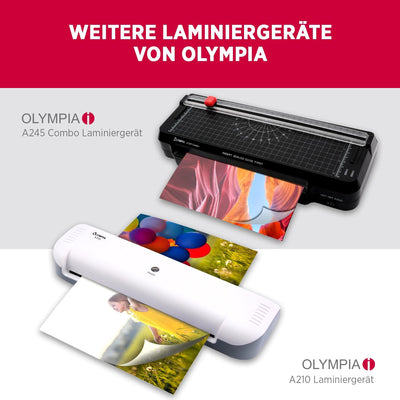 Olympia A 350, Kombi Laminier- und Schneidegerät für A3, 75/80 - 125 Micron, 3130 Single, Single