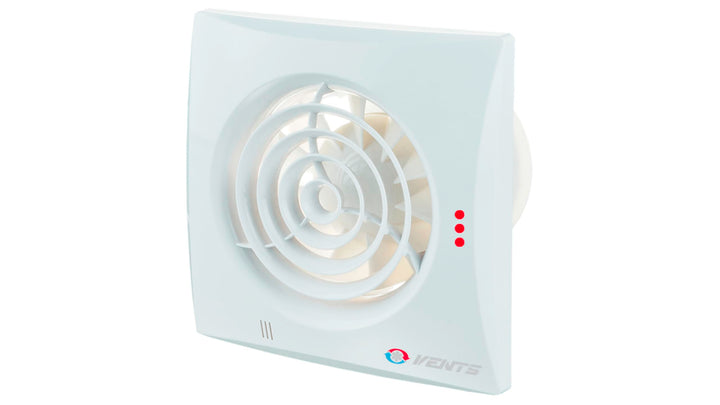 Badlüfter-Ventilator-Hauslüfter VENTS 100 QUIET TH / Feuchtigkeitssensor / Nachlauf /100 mm / sehr l