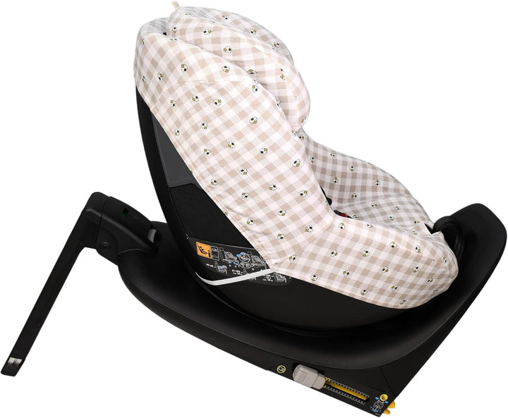 JYOKO Kids Bezug für Autositz kompatibel mit Maxi Cosi (Picnic Vichy, Maxi Cosi Pearl 360 y Mica Pro