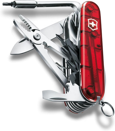 Victorinox Taschenmesser Cyber Tool L (39 Funktionen, Metallfeile, Bit-Schlüssel, Kugelschreiber, Za