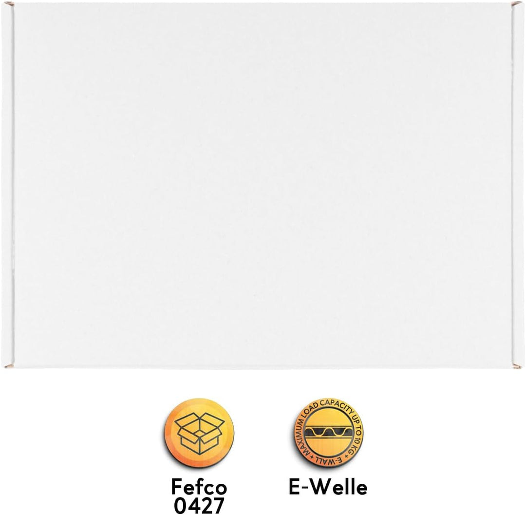 verpacking Grossbriefkartons 230 x 160 x 20 mm Weiss [Grösse und Stückzahl wählbar] DIN A5 GB-1 Gros
