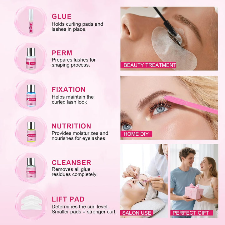 Wimpernlifting Set, 2026 Aktualisiertes Lash lifting Set, Wimpernlifting Set Professionell, Natürlic
