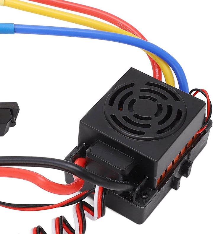 VGEBY RC Brushless ESC, RC Car Brushless ESC 60A Starker Stromwiderstand Wasserdicht Staubdicht für