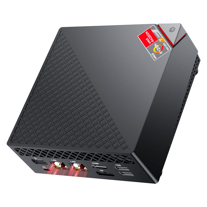 NiPoGi AM06 PRO Mini PC 32GB DDR4 1024GB M.2 SSD, АMD Ryzen 7 5825U(8C/16T, bis zu 4,5 GHz) Mini Des