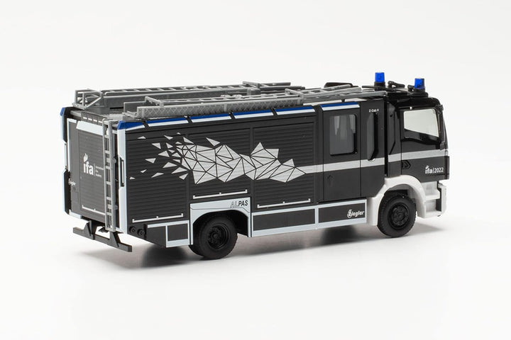 Herpa LKW Modell Man TGM CC Ziegler Z-Cab Interkantonales Feuerwehr-Ausbildungszentr. CH, im Masssta