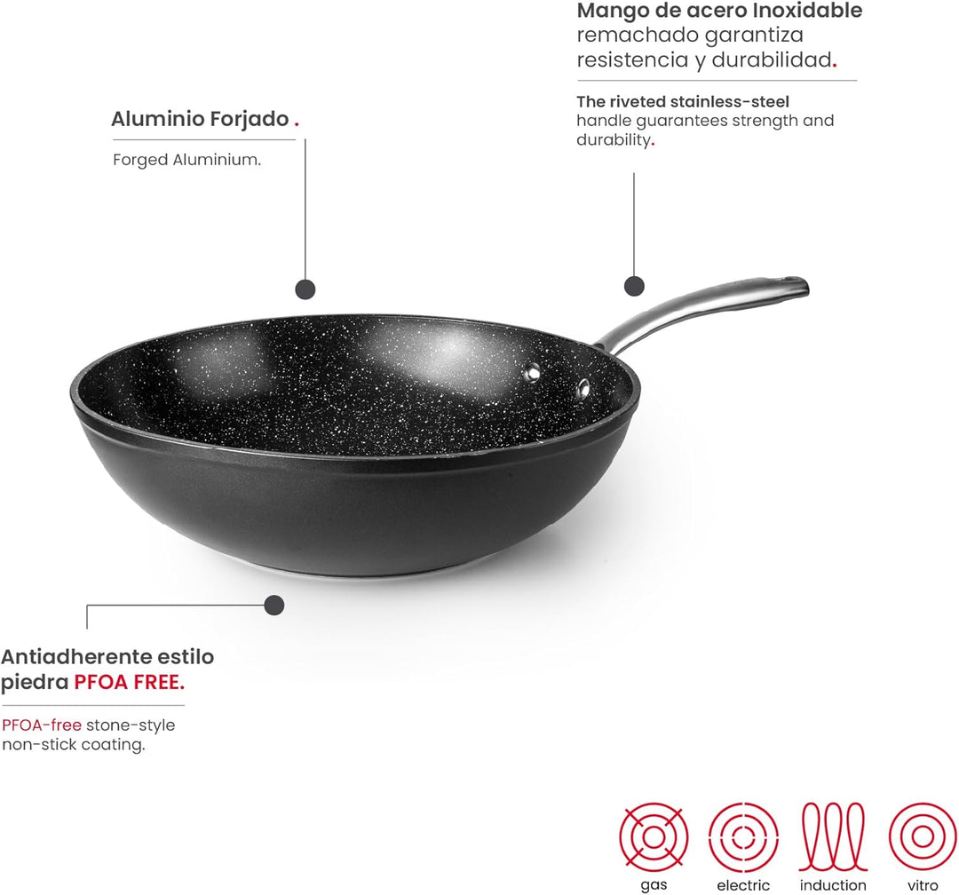 IBILI 600230 Wok, Aluminium