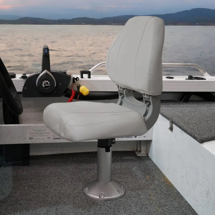 Oceansouth Sirocco Klappsitz für Boote Dunkelgrau/Grau, Dunkelgrau/Grau