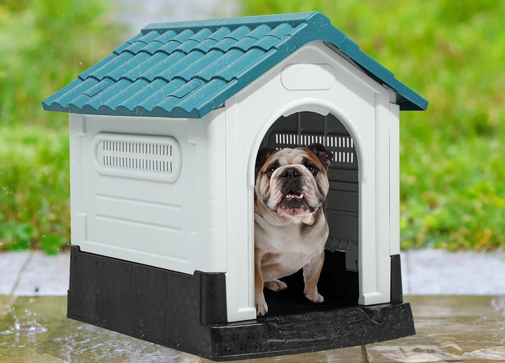 Lanco - Zwinger für kleine Hunde. Innen- und Aussenbereich mit Lüftungsgittern. Widerstandsfähiges M