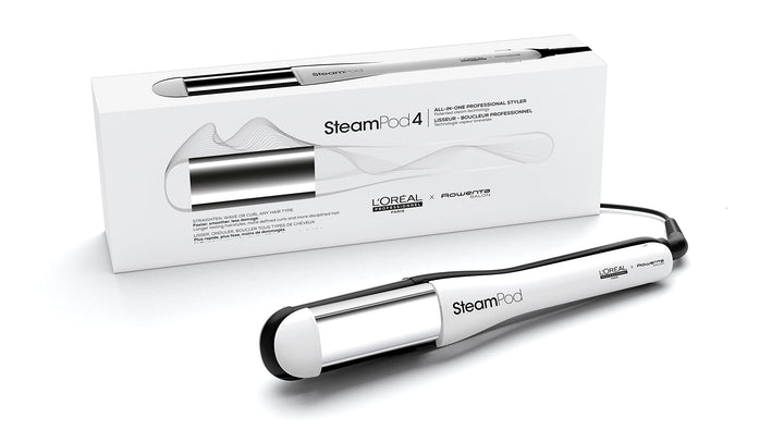 L'Oréal Professionnel SteamPod 4, All-in-One-Dampfstyler, Professionelles Glätteisen mit Dampftechno