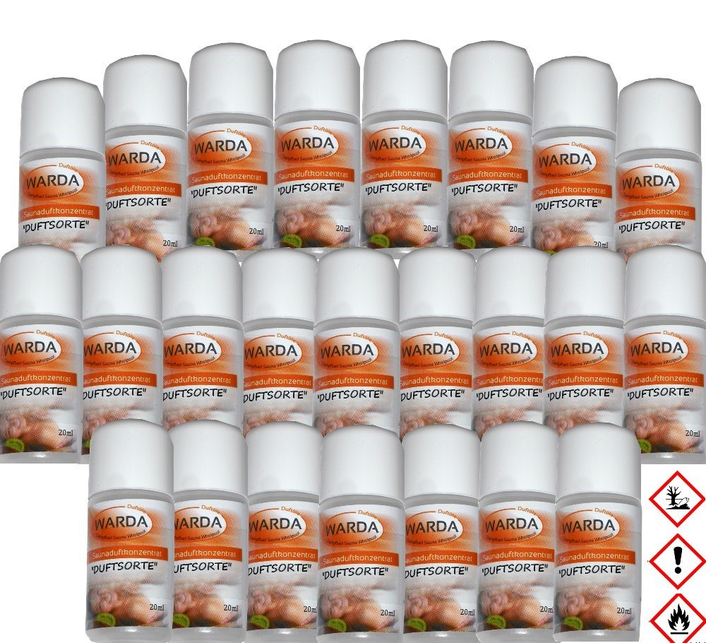 Adventskalender Füllung Saunaduftkonzentrat 24 x 20 ml von Warda freie Duftwahl aus über 170 Duftsor