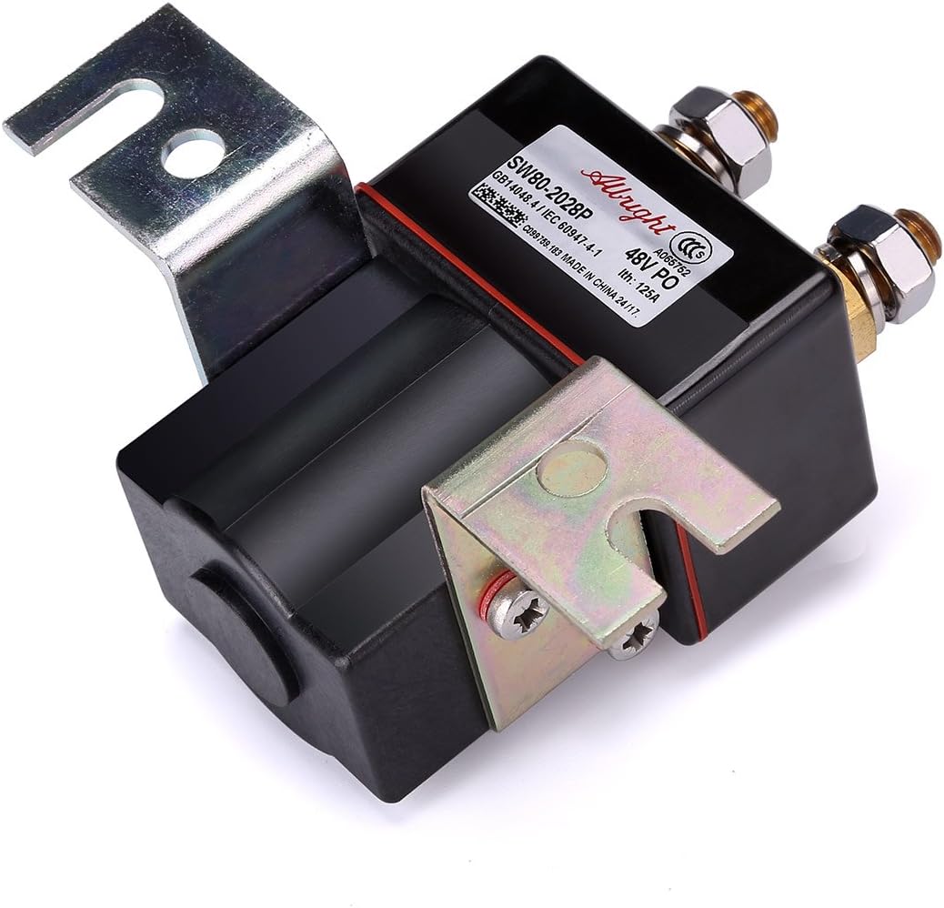 10L0L Albright Magnetmagnet 48 V, 4 Klemmen, für Club Car DS & Precedent 2000 Up Elektro-Golfwagen O