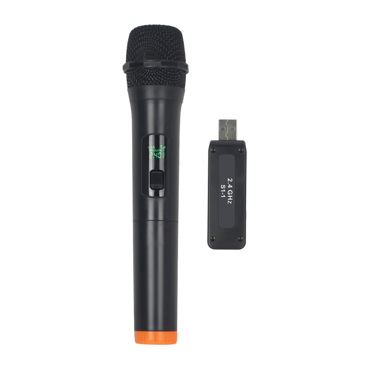 K1 Professional USB Mikrofon-Sets Wireless 2 Handheld VHF 230-250 MHz Mikrofonsystem 100 m Entfernun