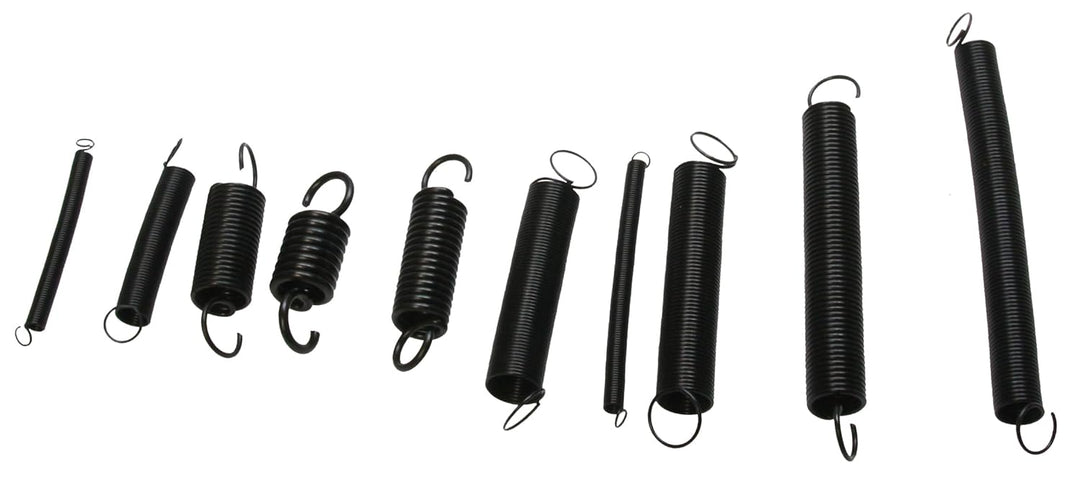 Alkan Druckfedern und Zugfedern Sortiment (Schwingfeder Spannfeder Spiralfedern Stahlfeder Metallfed