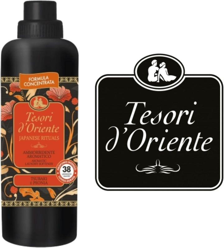 Tesori dOriente Japanese Weichspüler, 750 ml, Konzentrat, Waschmittel, mehrfarbig, 12 Stück