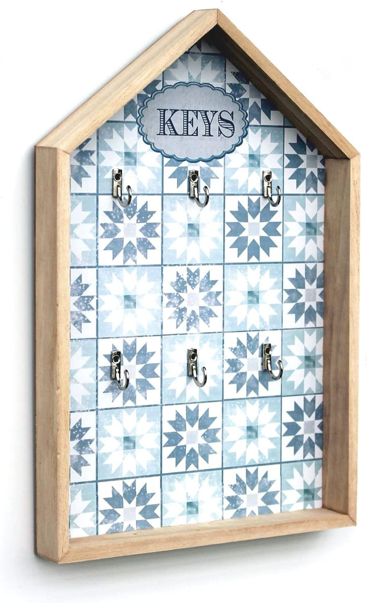 DENK Schlüsselkasten Weiss Holz Keys 32594 Schlüsselbox Schlüsselschrank Landhaus Vintage Shabby Chi
