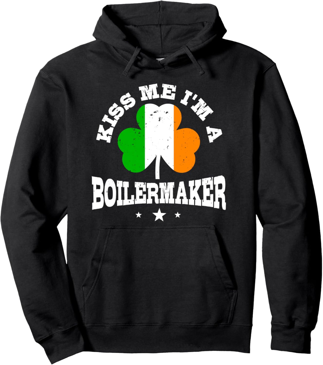 Lustig Küss mich Ich bin ein Kesselbauer Pullover Hoodie