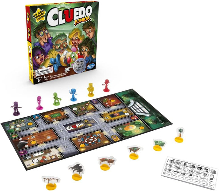 Hasbro Gaming Cluedo Junior Brettspiel für Kinder (Sprache Niederländisch)