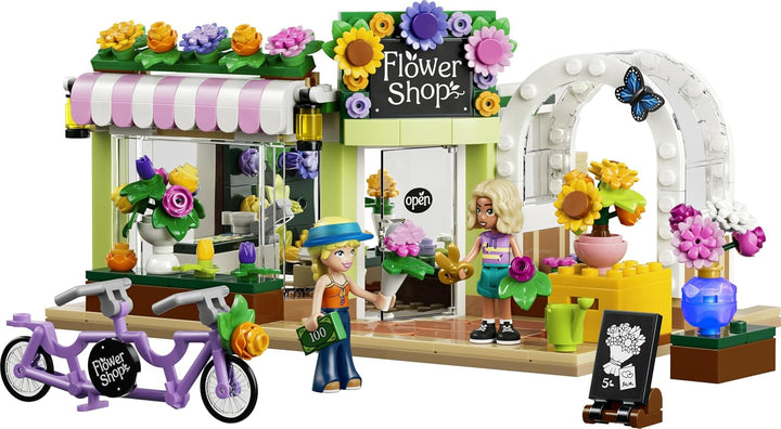 LEGO Friends Kreativer Blumenladen - Miniatur Spielset mit Kunstblumen, Vasen & Blumensträussen, 2 M