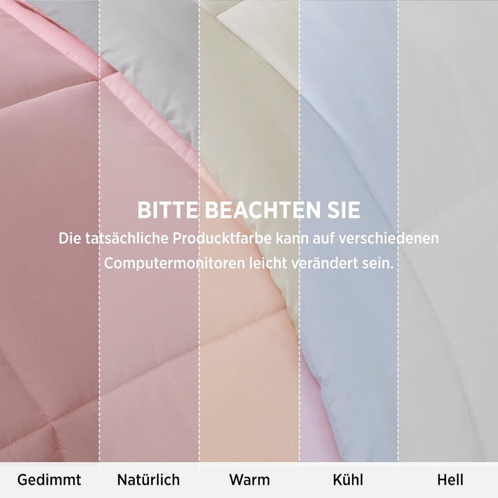 BEDSURE Bettdecke Ohne Bezug 135x200 - Bettdecke 135x200 für Allergiker, Warm &amp; Gemütlich Ganzjahres