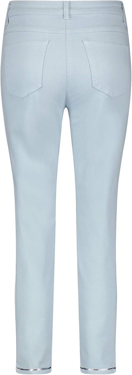 GERRY WEBER Womens 320034 Jeans, Aqua, 38