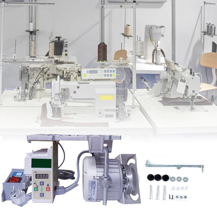 Elektrischer Nähmaschinenmotor, 220V 750W Industrieller Nähmaschinenmotor Energiesparender Servomoto