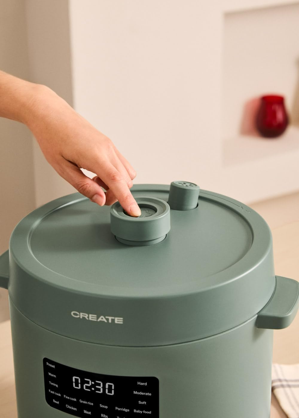 CREATE/PRESSURE COOKER STUDIO/Multifunktioneller programmierbarer elektrischer Schnellkochtopf 6L Sa