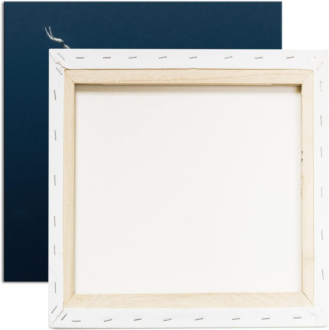 tiefer Tauchgang zum Meeresgrund Format: 60x60 als Leinwandbild, Motiv fertig gerahmt auf Echtholzra