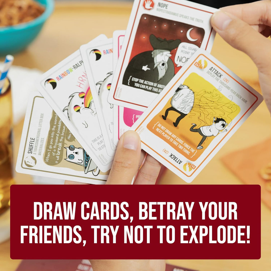 Exploding Kittens: (Kartenspiel in englischer Version, Englisch