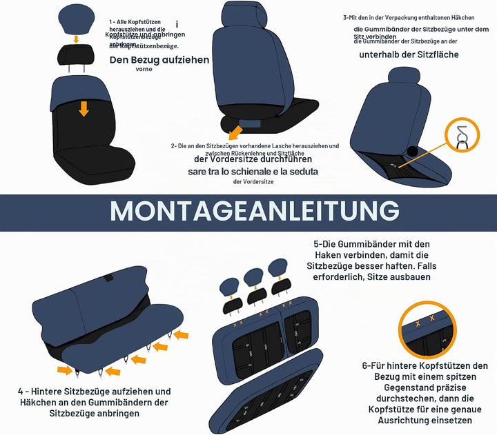 Auto Accessori Lupex - Sitzbezüge für Autositz, kompatibel Autositzbezüge für Twingo, Schwarz Rot, M