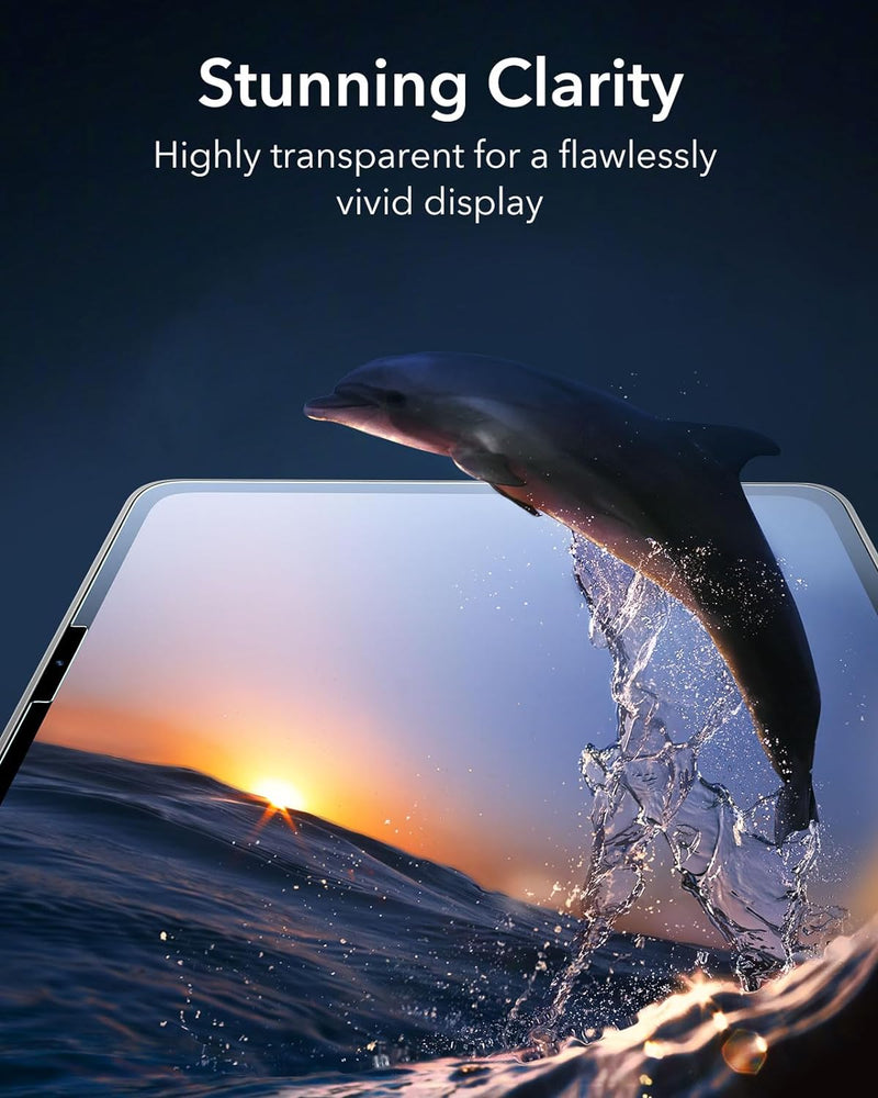 ESR Schutzfolie für iPad Pro 13 (2024), Displayschutzfolie aus gehärtetem Glas mit einfach anzubring