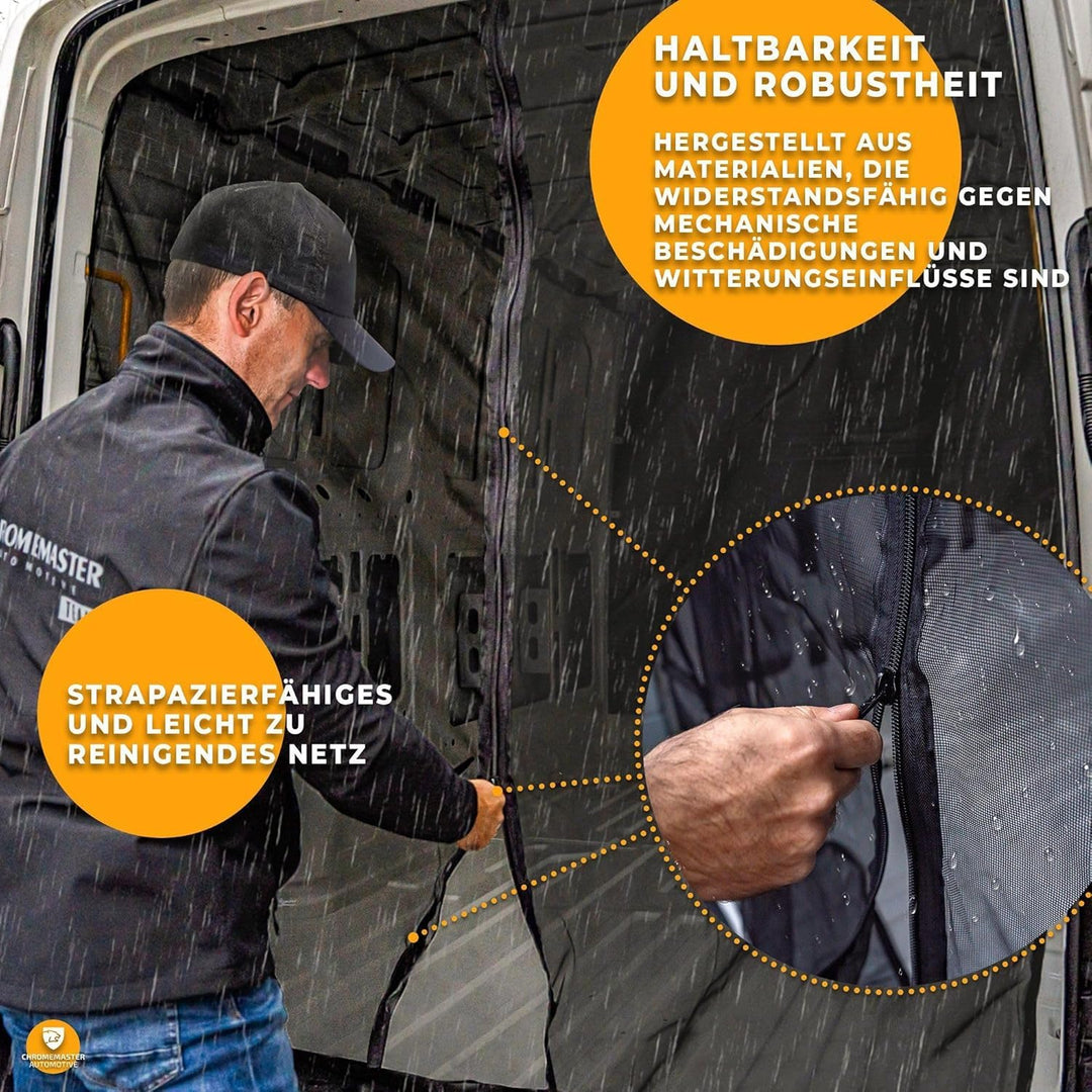 CHROMEMASTER | Magnetisches Fliegengitter für Camper, Campervan, Wohnmobil | Kompatibel mit Renault