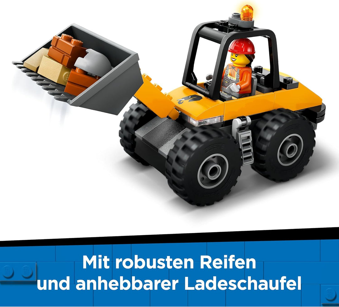 LEGO City Radlader - Spielzeugbagger für Kleinkinder, Mädchen und Jungen ab 4 Jahren - Fahrzeug Spie