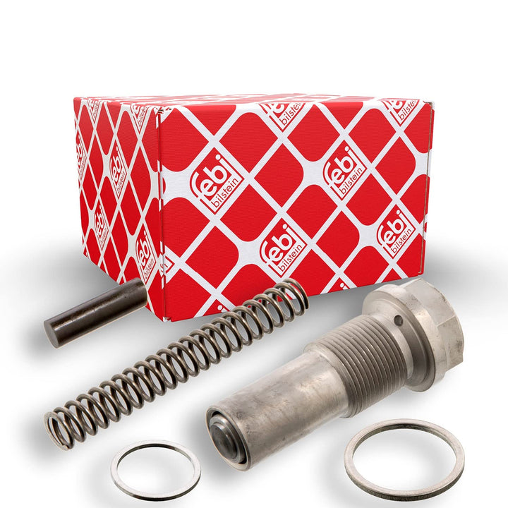 febi bilstein 01382 Kettenspanner für Steuerkette, mit Dichtring , 1 Stück