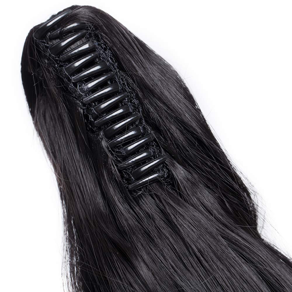 SEGO Ponytail Extension Pferdeschwanz Haarteil Haarverlängerung Zopf Hair Piece Haar Voluminös Wavy