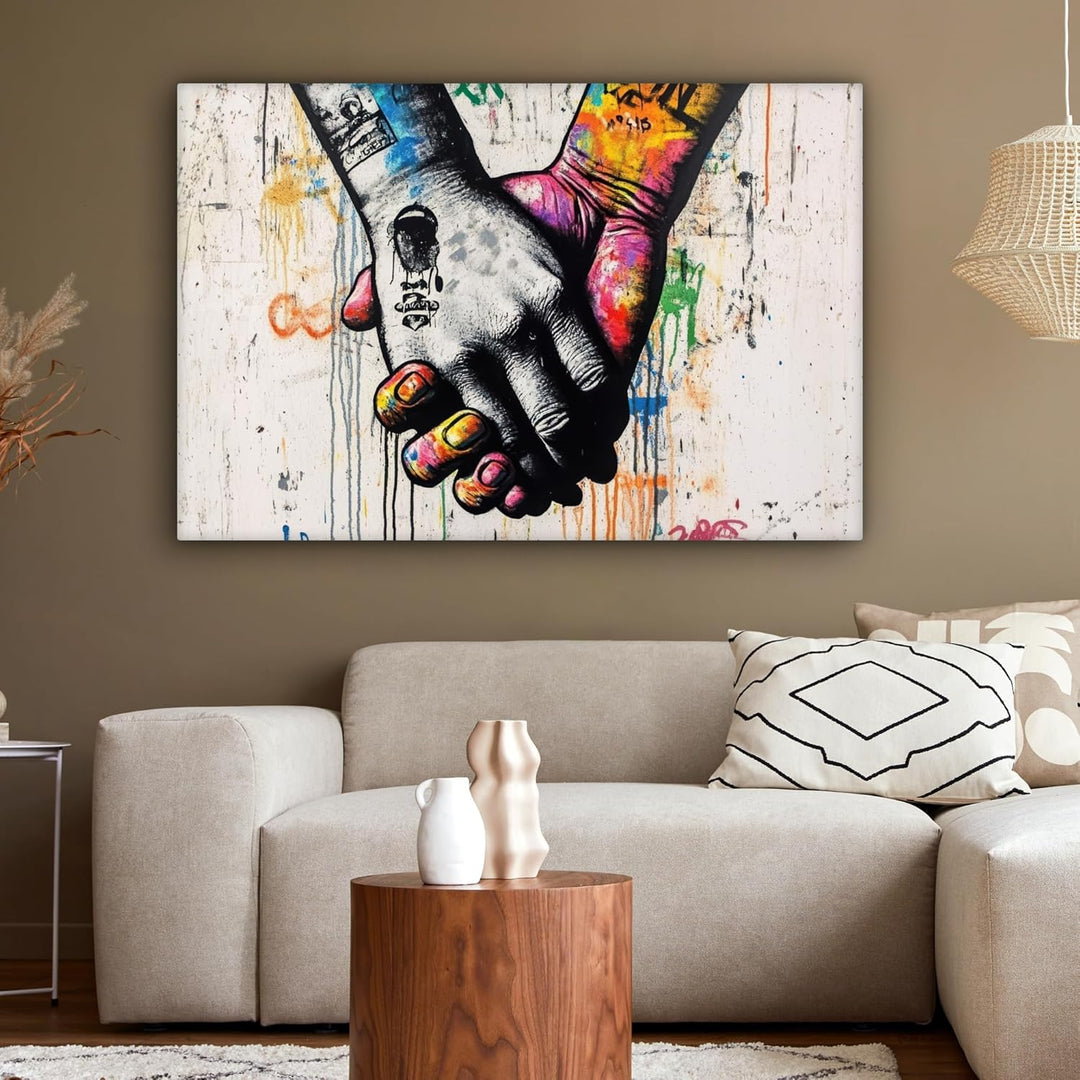 MuchoWow© Leinwandbild Gross 120x80 cm XXL Dekoration Wohnzimmer Bilder Pictures Wall Decoration Liv