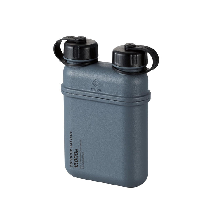 ELECOM NESTOUT Portable Charger, 15000mAh Outdoor Battery Power Bank, 32W USB-C Fast Charging PD, Wa
