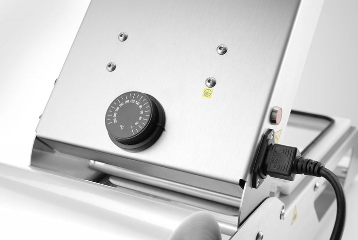 HENDI Schalensiegler, kompakt, mit Aluminiummatrize, zum Verschliessen von Lebensmittelverpackungen,