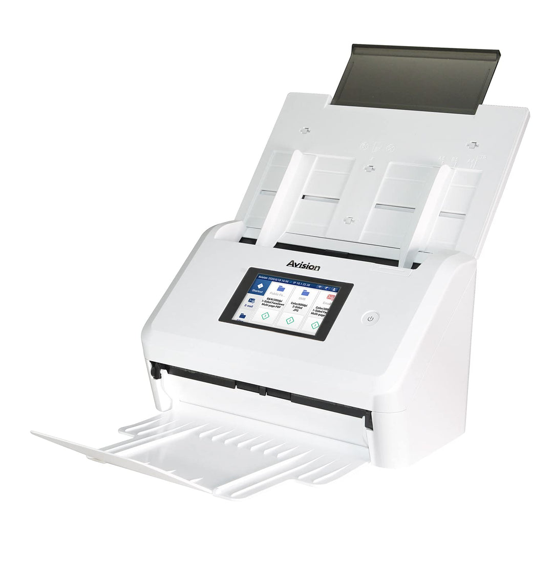 Avision AN335WL Stand-Alone A4 Dokumenten Scanner mit Bildprozessor VM3 I 10 92cm (4 3) Touch Displa