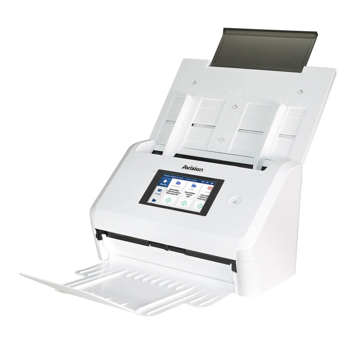 Avision AN335WL Stand-Alone A4 Dokumenten Scanner mit Bildprozessor VM3 I 10 92cm (4 3) Touch Displa