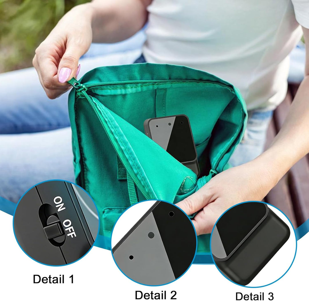 64GB Diktiergerät Mini, Spion Abhörgerät, Voice Recorder mit Rauschunterdrückung, One Touch Diktierg