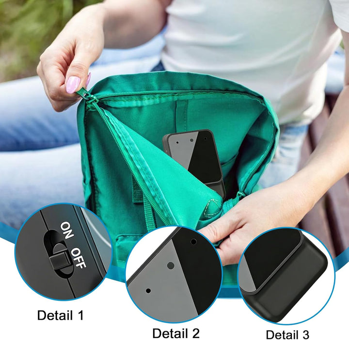 64GB Diktiergerät Mini, Spion Abhörgerät, Voice Recorder mit Rauschunterdrückung, One Touch Diktierg
