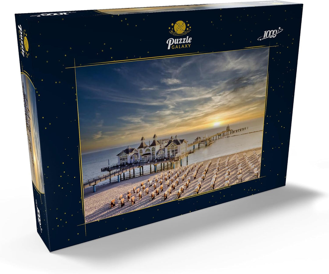 Seebrücke von Sellin, Insel Rügen in Deutschland - Premium 1000 Teile Puzzle - MyPuzzle Sonderkollek