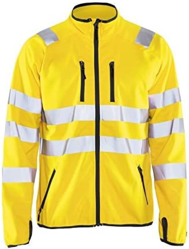 Blaklader 49062512 HIGH VIS JACKET Softshell, Gelb, grootte S S High Vis Gelb, S High Vis Gelb