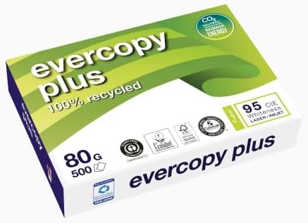 Evercopy Plus Papier, 500 Blatt, A4, 80 g/m², 5 Packungen