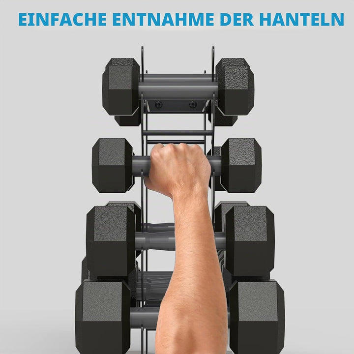 WINNOW Hantelständer Heim Gym Hantelständer Hantelablage Mehrschichtiger