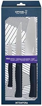 Opinel B07QBYX5ND Intempora II Trio Set Messer, 33,5 cm, Blau