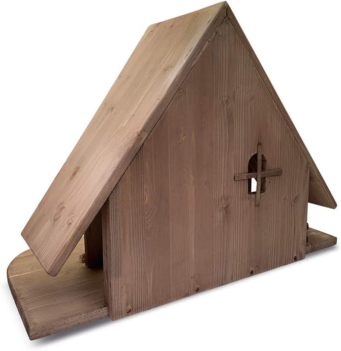 Fritz Cox Krippenstall MÜNSTERLAND | für ca. 20cm Krippenfiguren | in Deutschland gefertigt | aus Ma