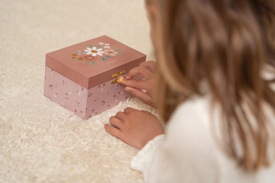 Little Dutch 125308 Schmuckkästchen mit Musik - Little pink Flowers