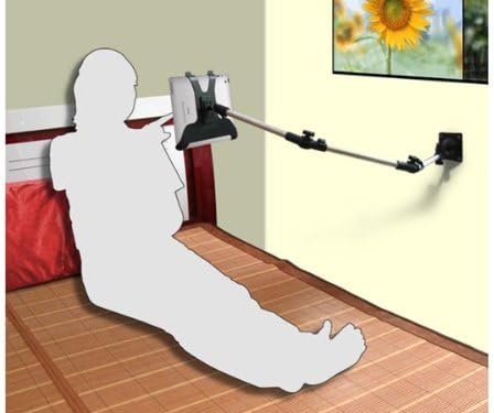 System-S Wandhalterung Halter Schwenkarm Flexibel Mount Ständer Halterung Stand für iPad 1 2 3 4 Min